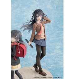 Rascal Does Not Dream of a Knapsack Kid - Statuette PVC Mai Sakurajima High School Graduation Ver. & Knapsack Kid 19 cm