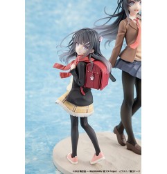 Rascal Does Not Dream of a Knapsack Kid - Statuette Mai Sakurajima High School Graduation Ver. & Knapsack Kid 19 cm