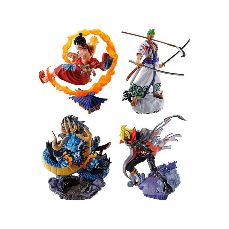 One Piece - Petitrama set figurines PVC Logbox Re Birth Wano Kuni Vol.1 9 cm
