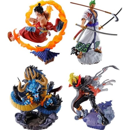 One Piece - Petitrama set figurines PVC Logbox Re Birth Wano Kuni Vol.1 9 cm