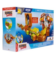 Sonic The Hedgehog - Sonic - The Hedgehog Playset Go Go Racers Launching ramps Deluxe