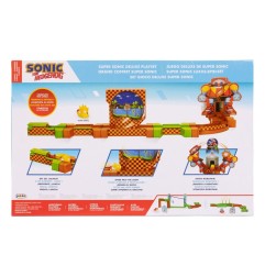 Sonic The Hedgehog - Sonic - The Hedgehog Playset Go Go Racers Launching ramps Deluxe