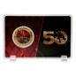 Dungeons & Dragons - Pièce de collection 50th Anniversary with Colour Print 24k Gold Plated Edition 4 cm