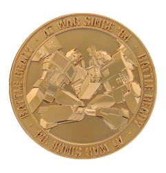 Transformers - Pièce de collection 40th Anniversary 24k Gold Plated Edition 4 cm