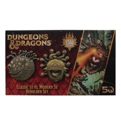 Dungeons & Dragons - Pack 2 médaillons Dungeons & Dragons 50th Anniversary Beholder Twin Edition