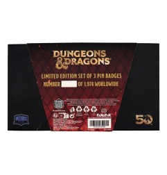 Dungeons & Dragons - Set 3 pin's 50th Anniversary