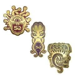 Dungeons & Dragons - Set 3 pin's Dungeons & Dragons 50th Anniversary