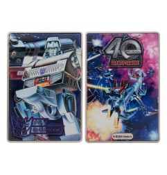 Transformers - Lingot Transformers 40th Anniversary Decepticons Edition