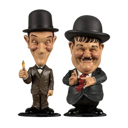 Laurel & Hardy - Pack 2 Figurine Bobble Head Mini Suits 8 cm