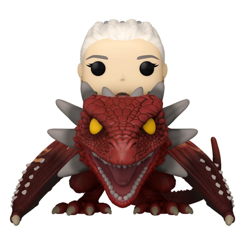 House of the Dragon - POP! Rides Deluxe Vinyl figurine Rhaenys Targaryen with Meleys 9 cm