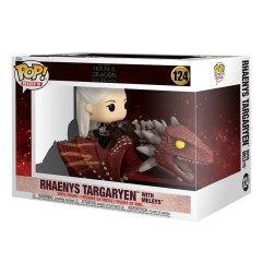 House of the Dragon - Figurine POP! Rides Deluxe Rhaenys Targaryen with Meleys 9 cm