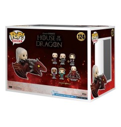 House of the Dragon - Figurine POP! Rides Deluxe Rhaenys Targaryen with Meleys 9 cm