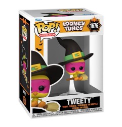 Looney Tunes - Figurine POP! Halloween Tweety(Witch) 9 cm