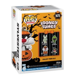Looney Tunes - Figurine POP! Halloween Sylvester w/Pumpkin 9 cm