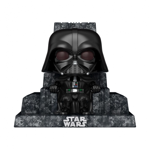 Star Wars : Dark Side - Figurine POP! Deluxe Vader Throne 9 cm