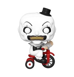 Terrifier - POP! Movies Vinyl figurine Art the Clown w/bike 9 cm
