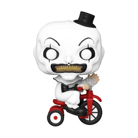 Terrifier - POP! Movies Vinyl figurine Art the Clown w/bike 9 cm