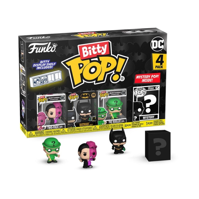 DC Comics - Batman 85th Anniversary pack 4 figurines Bitty POP! Vinyl Two Face 2,5 cm