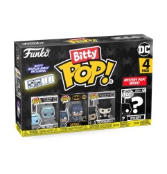 DC Comics - Batman 85th Anniversary pack 4 figurines Bitty POP! Vinyl Freeze 2,5 cm