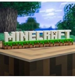 Minecraft - Lampe Logo Minecraft 41 cm