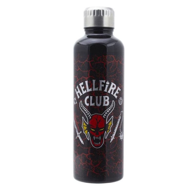 Stranger Things - : Hellfire Club Metal Water Bottle