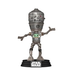 Star Wars - : The Mandalorian POP! Deluxe Vinyl bobblehead figurine IG-12 with Grogu 17 cm