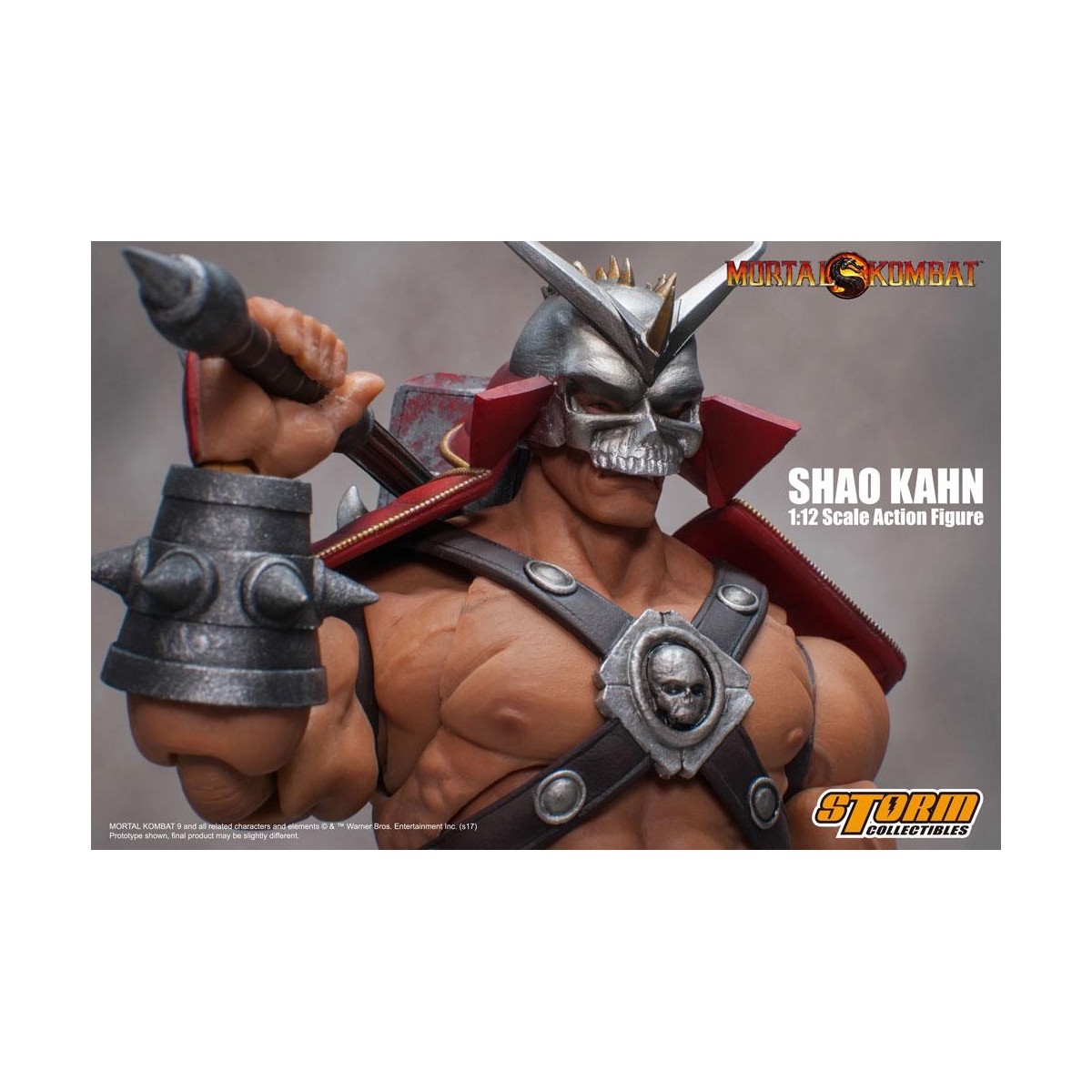 Boneco Colecionável De Resina  Shao Kahn Mortal Kombat  Action Fígures 20  Cm Altura