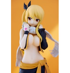Fairy Tail - Statuette Pop Up Parade Lucy Heartfilia Natsu Costume Ver. L Size 22 cm