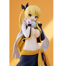 Fairy Tail - Statuette Pop Up Parade Lucy Heartfilia Natsu Costume Ver. L Size 22 cm