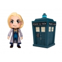 Doctor Who - Pack 2 figurines Vinyl Titans 13th Doctor Kawaii & Tardis 8 cm