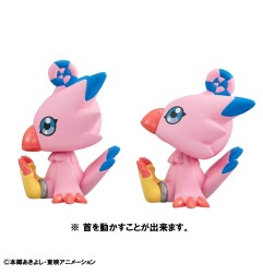 Digimon Adventure - Statuette Look Up Piyomon & Gomamon 11 cm (avec cadeau)