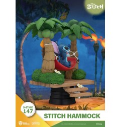 Lilo & Stitch - Diorama D-Stage Stitch Hammock 13 cm