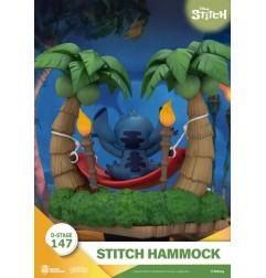 Lilo & Stitch - Diorama D-Stage Stitch Hammock 13 cm