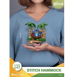 Lilo & Stitch - Diorama D-Stage Stitch Hammock 13 cm
