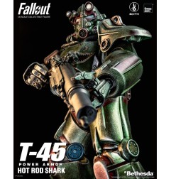 Fallout - Figurine FigZero 1/6 T-45 Hot Rod Shark Power Armor 37 cm