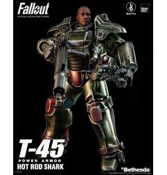 Fallout - Figurine FigZero 1/6 T-45 Hot Rod Shark Power Armor 37 cm