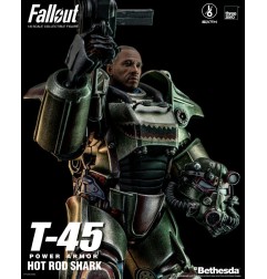 Fallout - Figurine FigZero 1/6 T-45 Hot Rod Shark Power Armor 37 cm