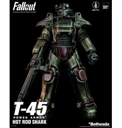Fallout - Figurine FigZero 1/6 T-45 Hot Rod Shark Power Armor 37 cm