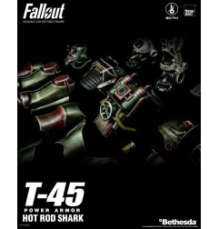 Fallout - Figurine FigZero 1/6 T-45 Hot Rod Shark Power Armor 37 cm