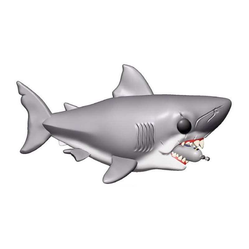 Dents de la Mer, Les - Les Dents de la mer Oversized POP! Movies Vinyl figurine Jaws with Diving Tank 15 cm