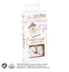 Harry Potter - Porte-clés métal Poudlard Acceptance Letter
