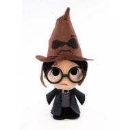 Harry Potter - Peluche Super Cute Harry w/ Sorting Hat 18 cm