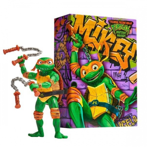 TMNT: Mutant Mayhem - Figurine Michelangelo Comic Con 18 cm