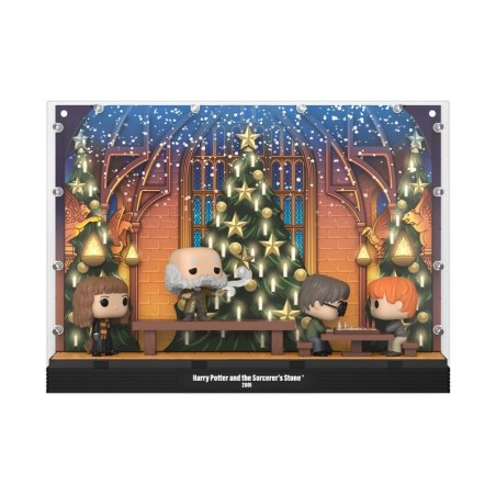 Harry Potter - Pack 4 POP Moments Deluxe Vinyl figurines Great Hall Holiday