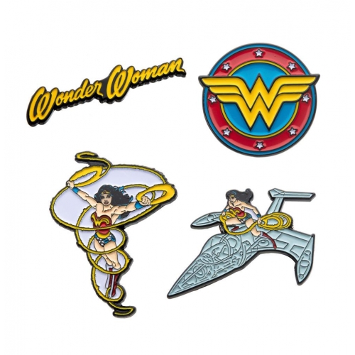 DC Comics - Pack 4 badges Wonder Woman
