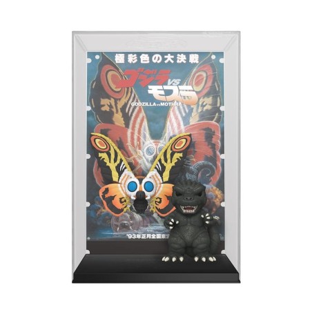 Godzilla - 70th Anniversary POP! Movie Poster et figurine  vs Mothra 9 cm