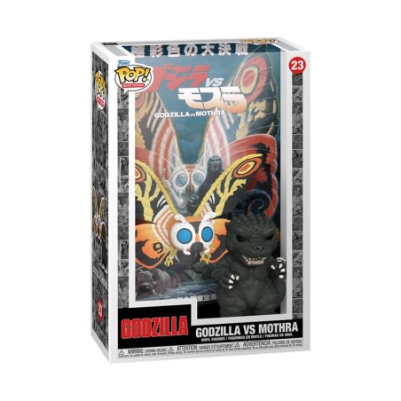 Godzilla - 70th Anniversary POP! Movie Poster et figurine  vs Mothra 9 cm