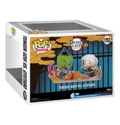 Demon Slayer: Kimetsu no Yaiba - POP Moments Vinyl figurines Tengen Vs Gyutaro 9 cm