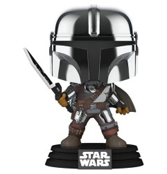 Star Wars - : Mandalorian POP! Vinyl figurine MandoW/DrkSabr(GW/MT) 9 cm