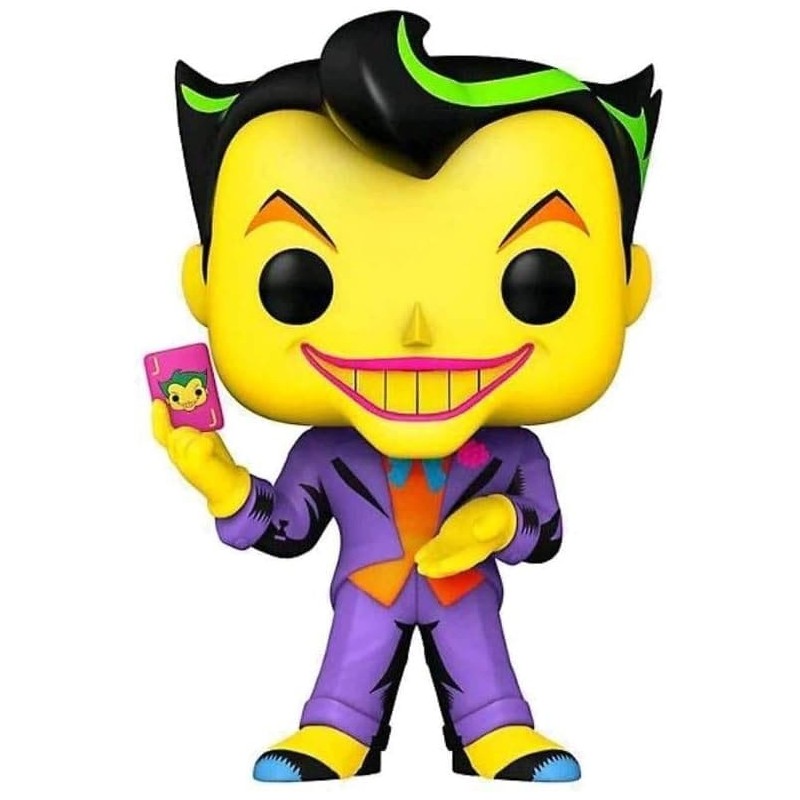 DC Comics - POP! Heroes Vinyl figurine Joker (Black Light) 9 cm